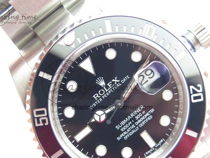 MiroTime 0409 Submariner 116610 LN Black Ceramic ZRF 1:1 Best Edition on SS Bracelet VR3135 (CF Bezel) Contemporary 2758
